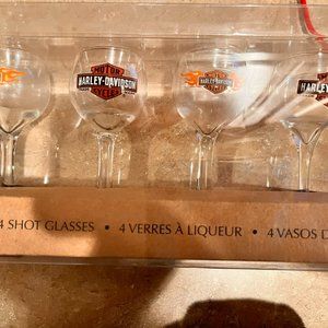 Harley-Davidson® Bar & Shield Logo Cordial Shot Glass Gift Set, 4-Pack